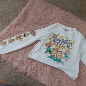 Long Sleeve White Rugrats shirt